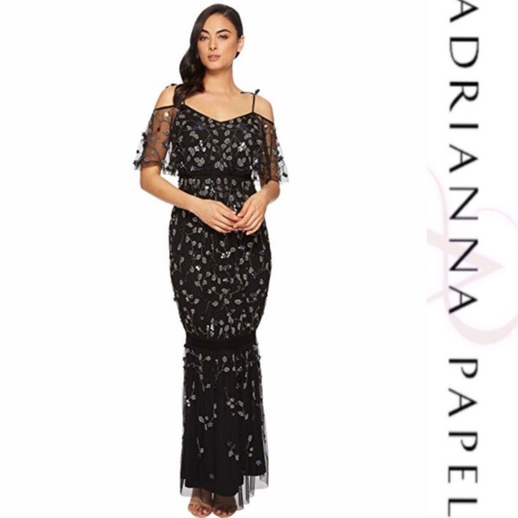 Adrianna Papell Dresses & Skirts - Adrianna Papell boho inspired long gown